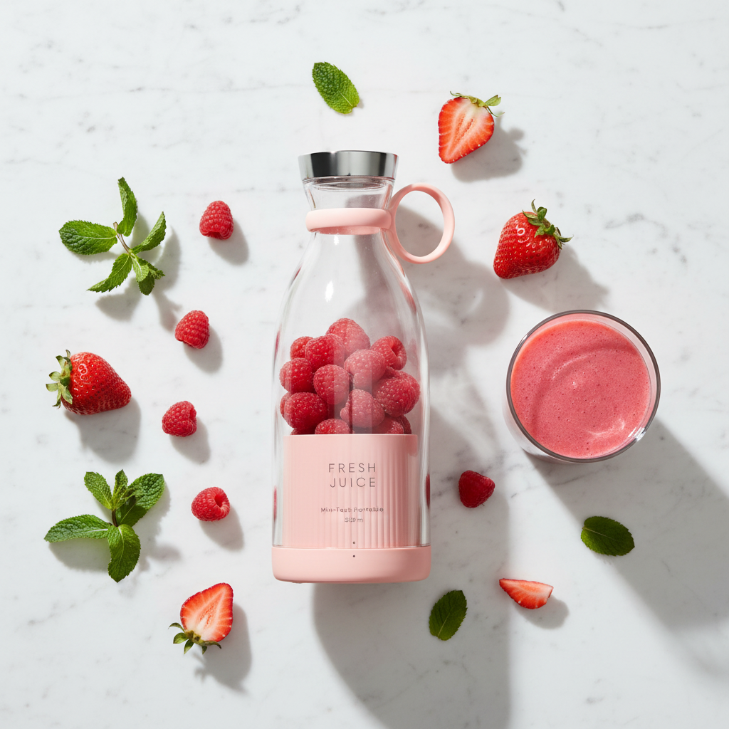 Fresh Juice - Flat Lay
