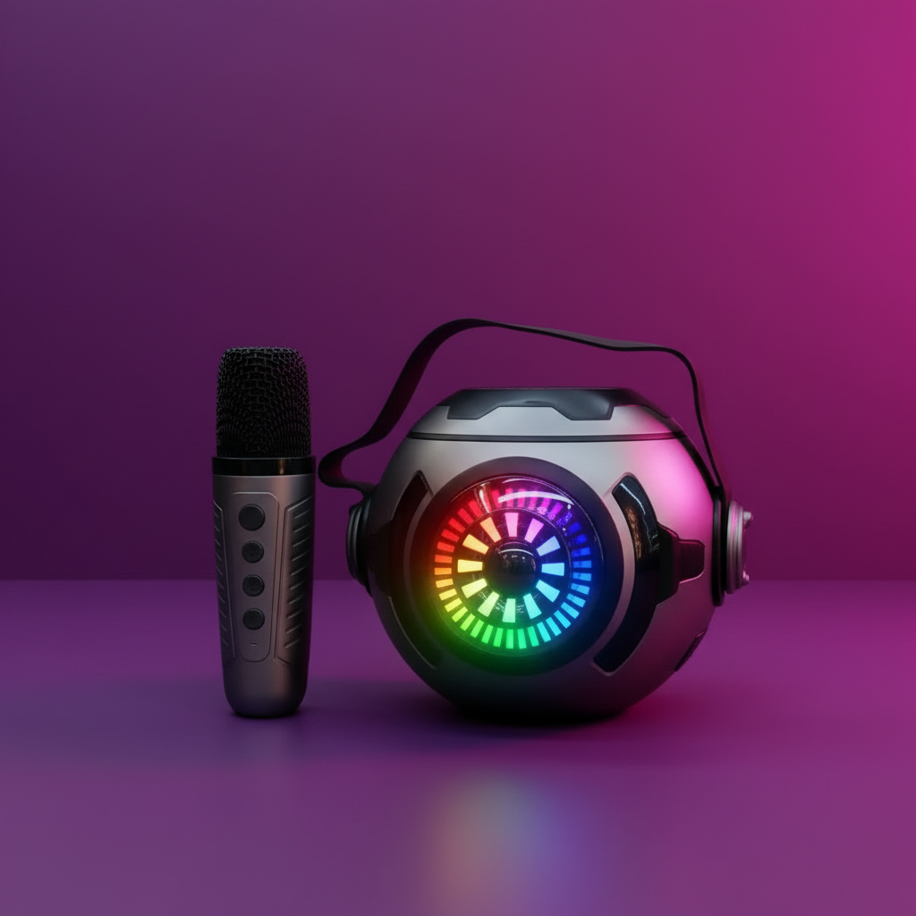 Mini Parlante con Karaoke Bluetooth Premium